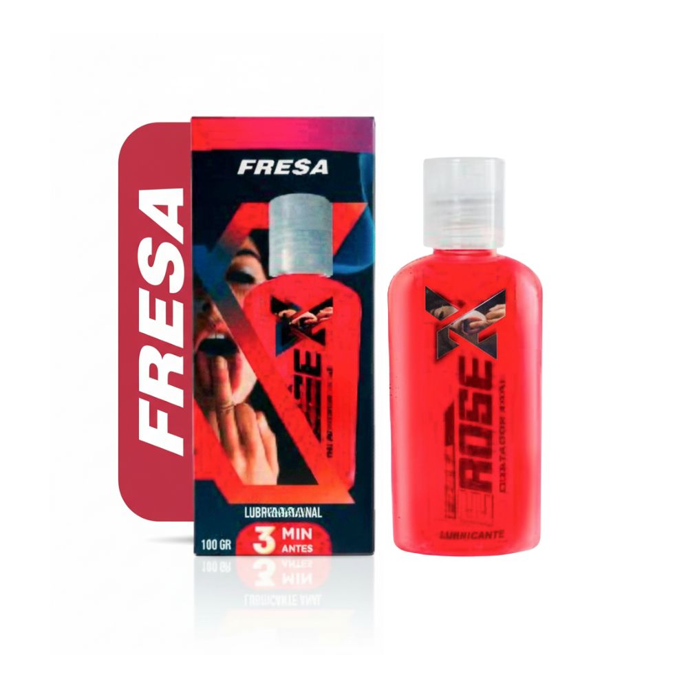 Lubricante anal aroma fresa