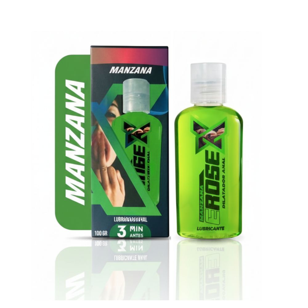 Lubricante anal aroma manzana