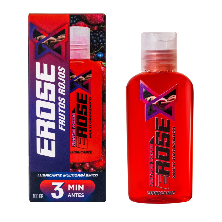 Lubricante multiorgásmico aroma frutos rojos